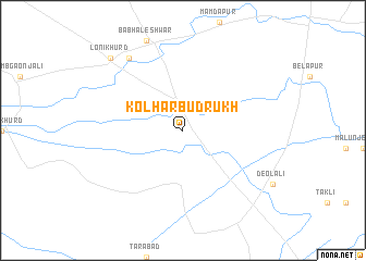 map of Kolhār Budrukh