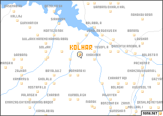 map of Kolhar