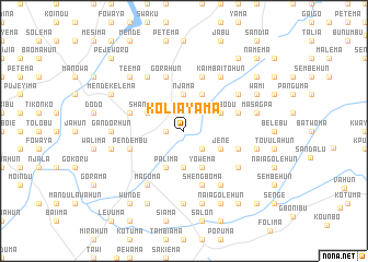 map of Koliayama