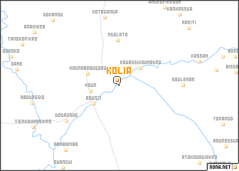 map of Kolia