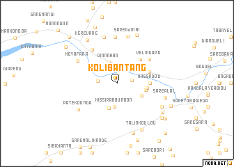 map of Kolibantang