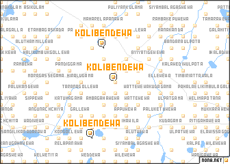 map of Kolibendewa