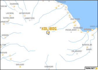 map of Kolibog