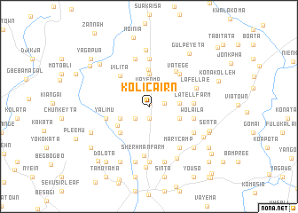 map of Kolicairn