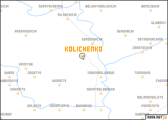 map of Kolichenko