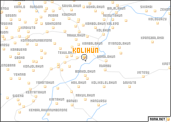 map of Kolihun