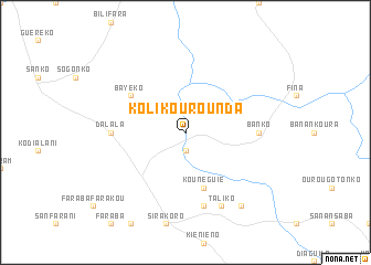 map of Kolikourounda