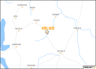 map of Koliko