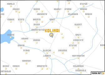 map of Kolimai