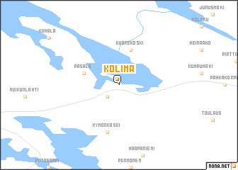 map of Kolima