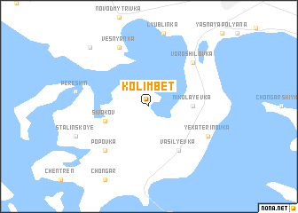map of Kolimbet