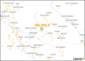 map of Kolī Molk