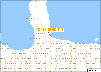 map of Kolimvárion