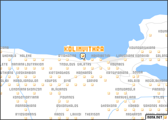 map of Kolimvíthra