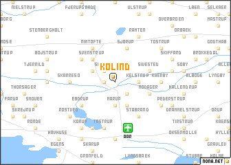 map of Kolind