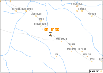 map of Kolinga