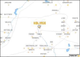 map of Kölinge