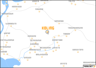 map of Koling