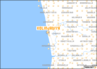 map of Kolinjadiya
