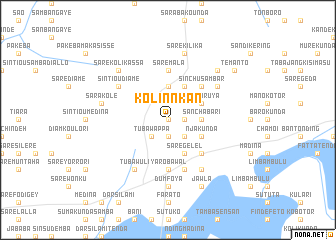 map of Kolinnkan