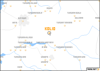 map of Kolio