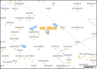 map of Koliseva