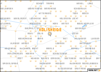 map of Kolis Heide