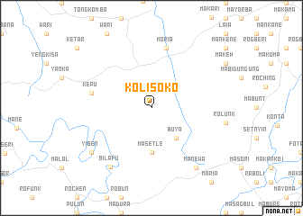 map of Kolisoko
