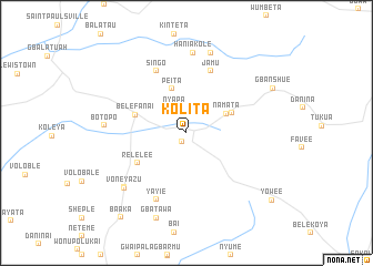 map of Kolita