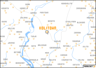 map of Koli Town