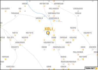 map of Koli