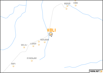 map of Koli