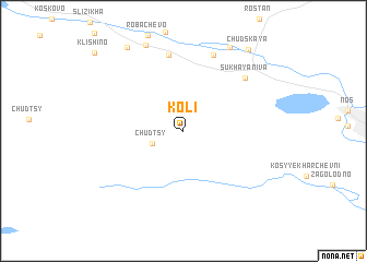 map of Koli