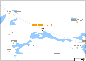 map of Kolkanlahti