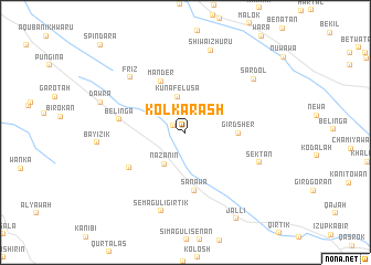 map of Kōlkarash