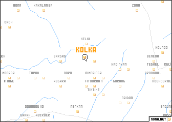 map of Kolka