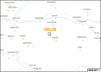 map of Kōlka