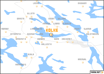 map of Kolke