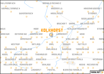 map of Kolkhorst