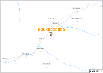 map of Kolkhozabad