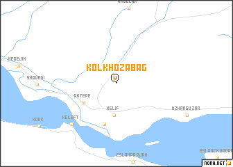 map of Kolkhozabag