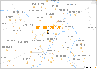 map of Kolkhoznoye