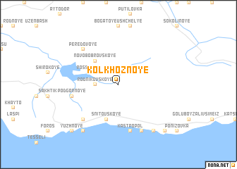 map of Kolkhoznoye