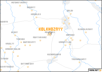 map of Kolkhoznyy
