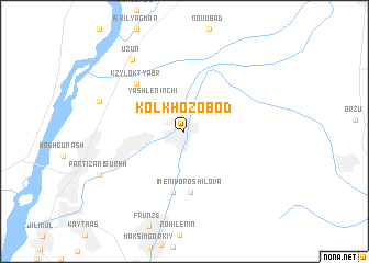 map of Kolkhozobod