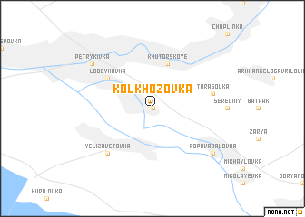 map of Kolkhozovka