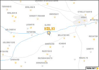 map of Kolki