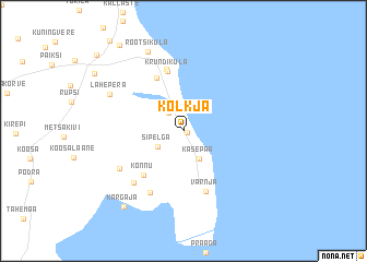 map of Kolkja