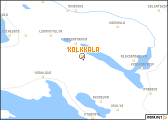 map of Kolkkala