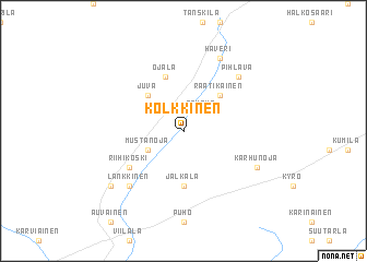 map of Kolkkinen